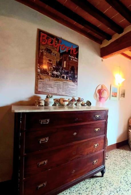 La Casa Del Gallo Radicondoli Exteriér fotografie