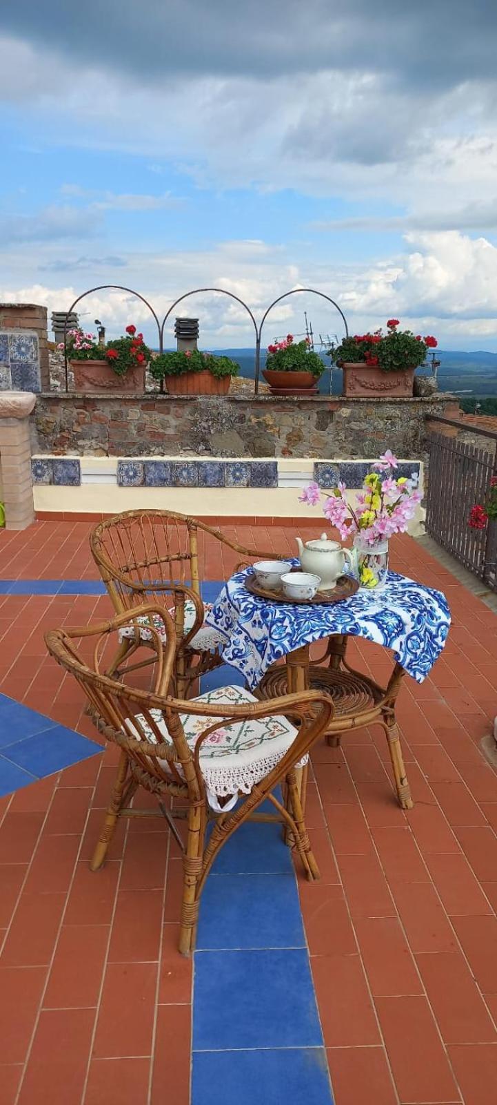 La Casa Del Gallo Radicondoli Exteriér fotografie